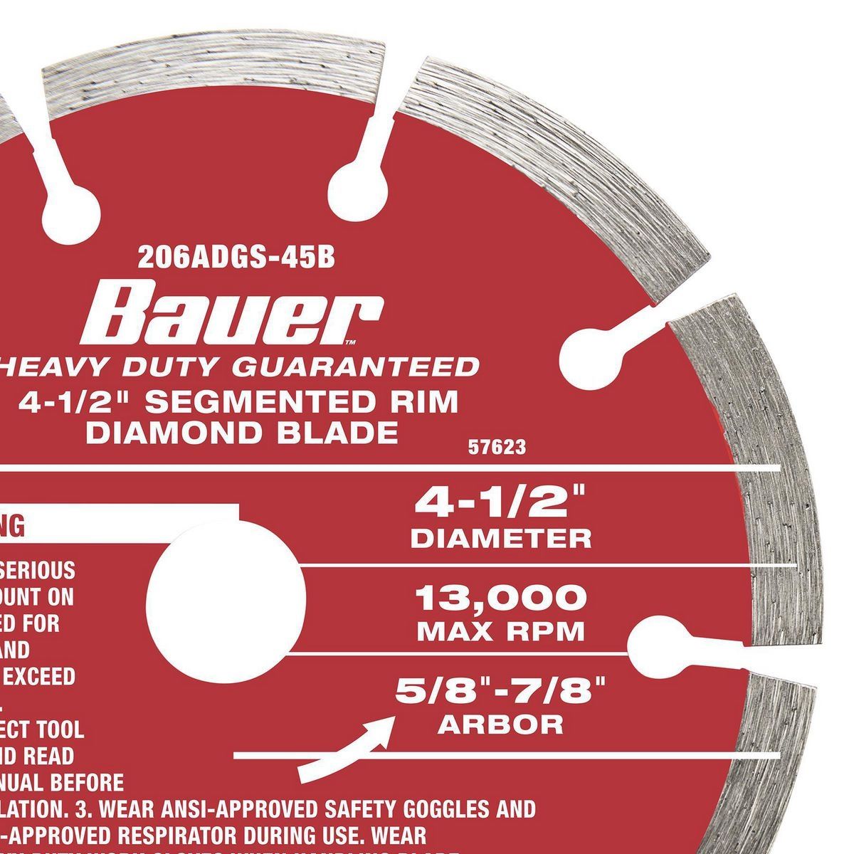 4-1/2 in. Segmented Rim Diamond Saw Blade G35237