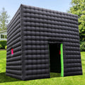Large Black Inflatable Cube Tent 14x14x14Ft J20945