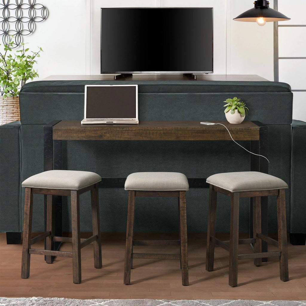 Walnut Bar Table Set O177870