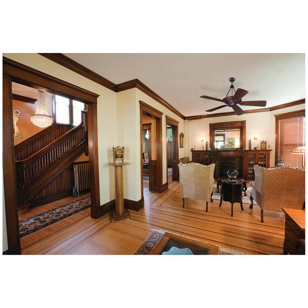 54-in Oiled Bronze Ceiling Fan J6951