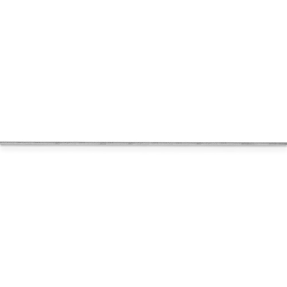 14kt White Gold Octagonal Snake Chain 18 inch Lobster Clasp D890285