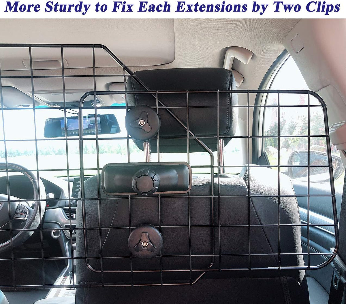 Black Heavy-Duty Pet Wire Dog Barrier D589