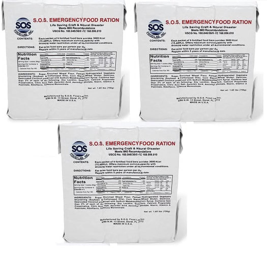 Emergency 3600 Calorie Food Bar R562452