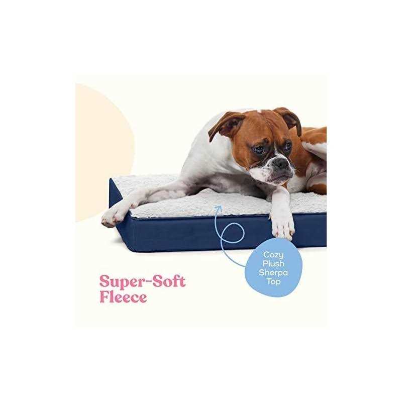 Orthopedic Large Dog Bed with Sherpa Top G3565