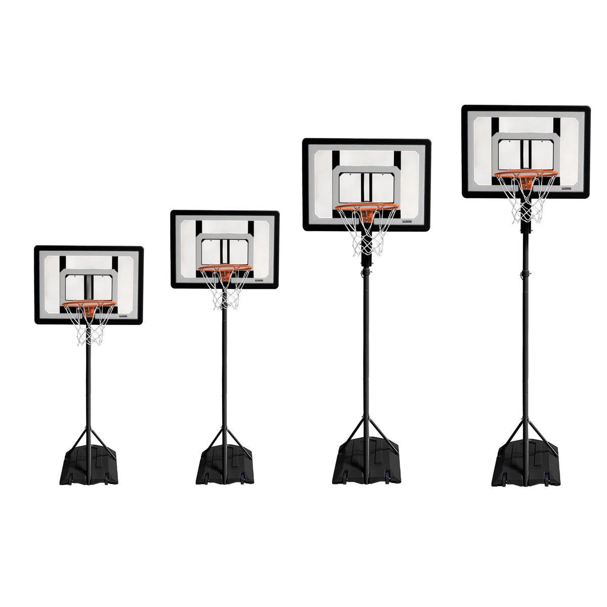 Portable Basketball Hoop with Adjustable Height 3.5 to 7 Ft W650