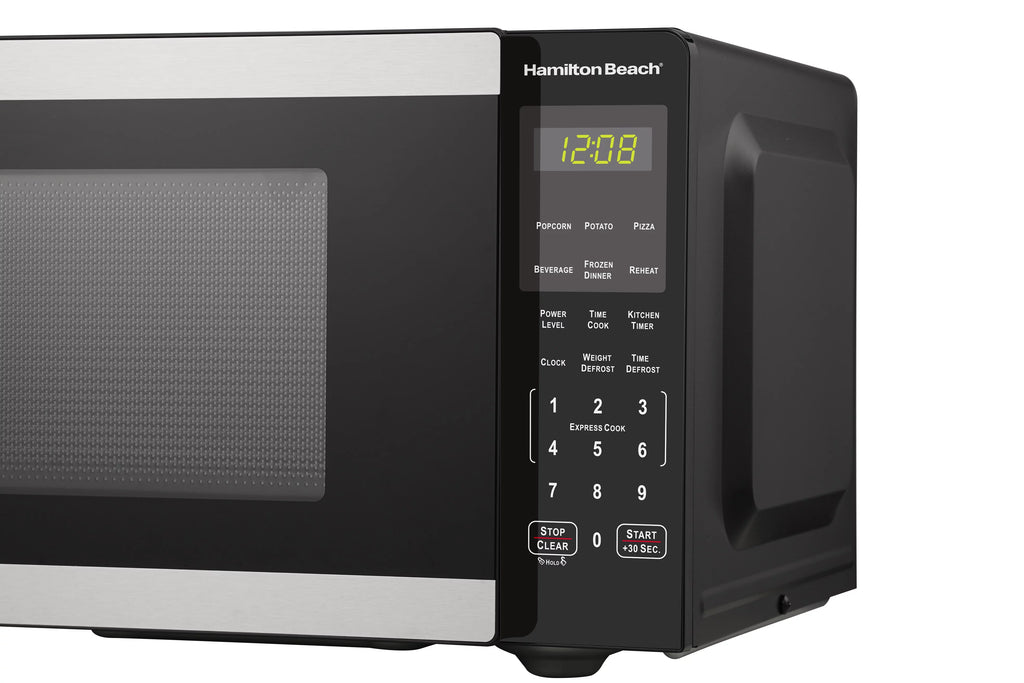 0.9 Cu ft Stainless Steel Countertop Microwave Oven D114