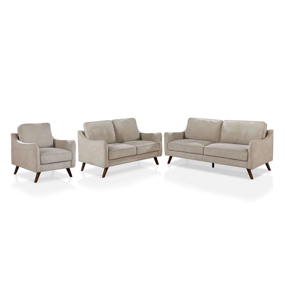Chenille 3-Piece Sofa Set M27645