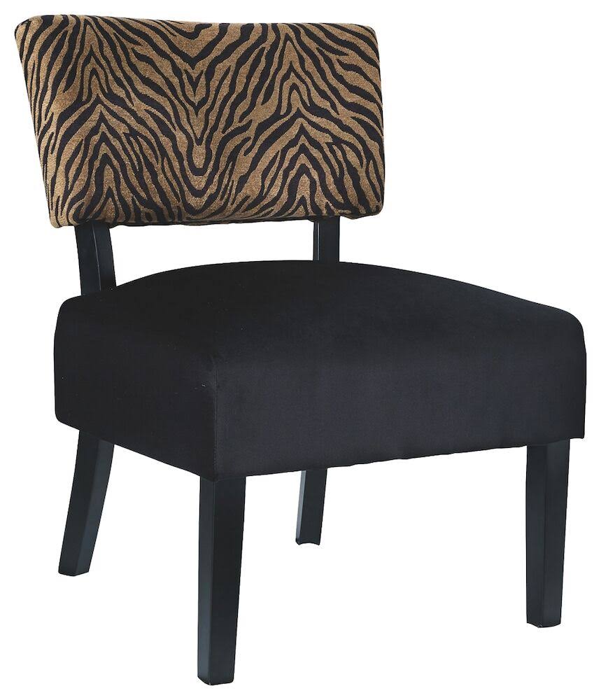 Gold Black Accent Chair Y461301