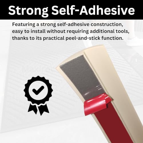 Self Adhesive Floor Transition Strip Edge Trim 120 inches Light Brown Coffee P95925