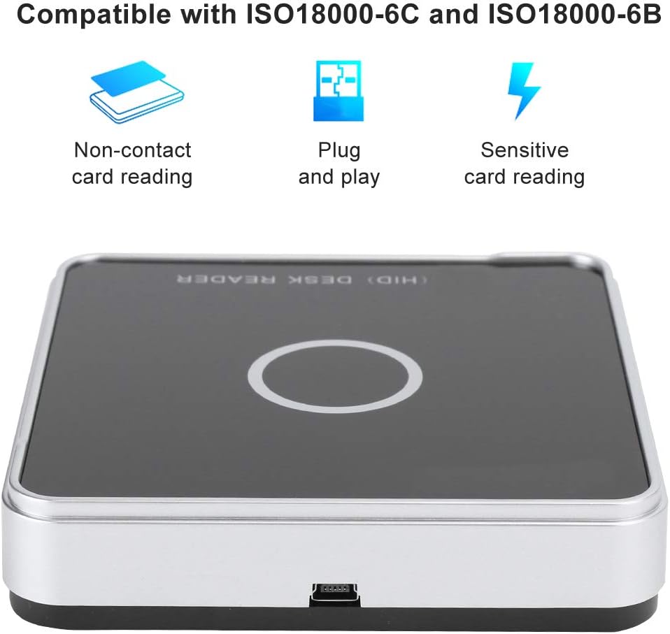 RFID Card Reader UHF USB Desktop Reader Writer 902-928MHz Contactless Proximity Sensor B998717