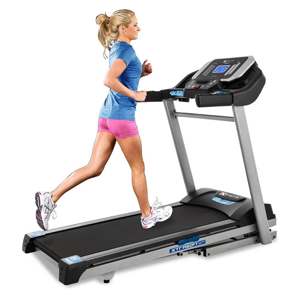 Folding Treadmill with 2.25 HP Motor and 10 Levels Incline P665
