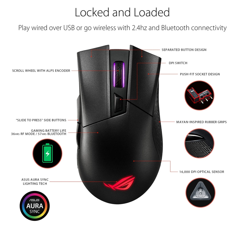 Wireless Optical Gaming Mouse L828691