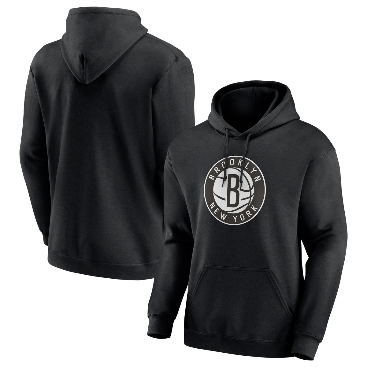 Men's Black Brooklyn Nets Pullover Hoodie F452642