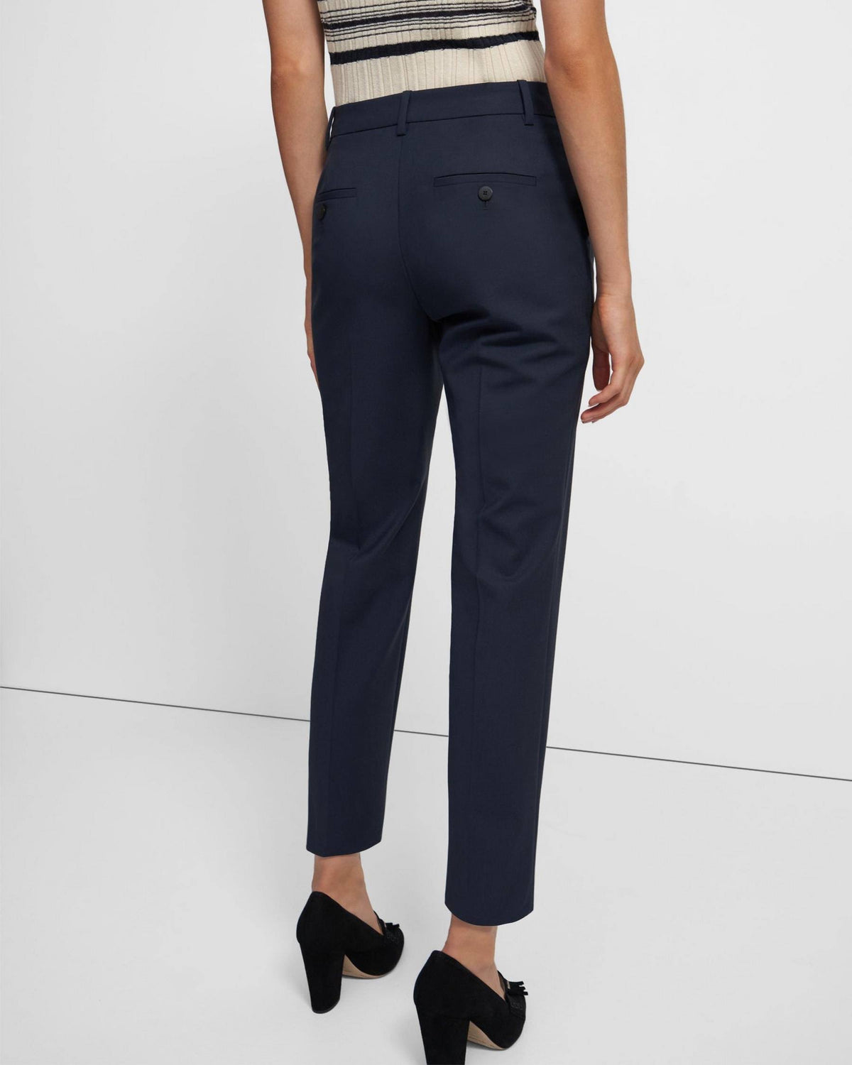 Blue Wool Pant V470159