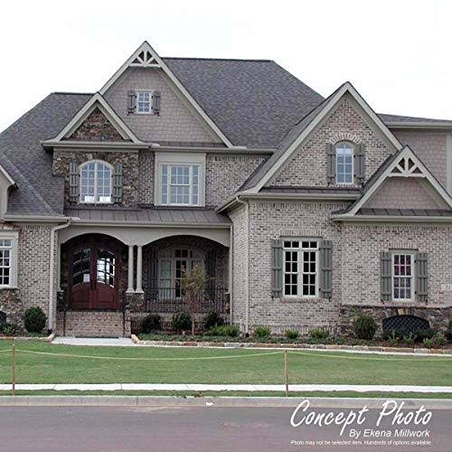 White Composite Board-n-Batten Shutters (Per Pair) Q9910
