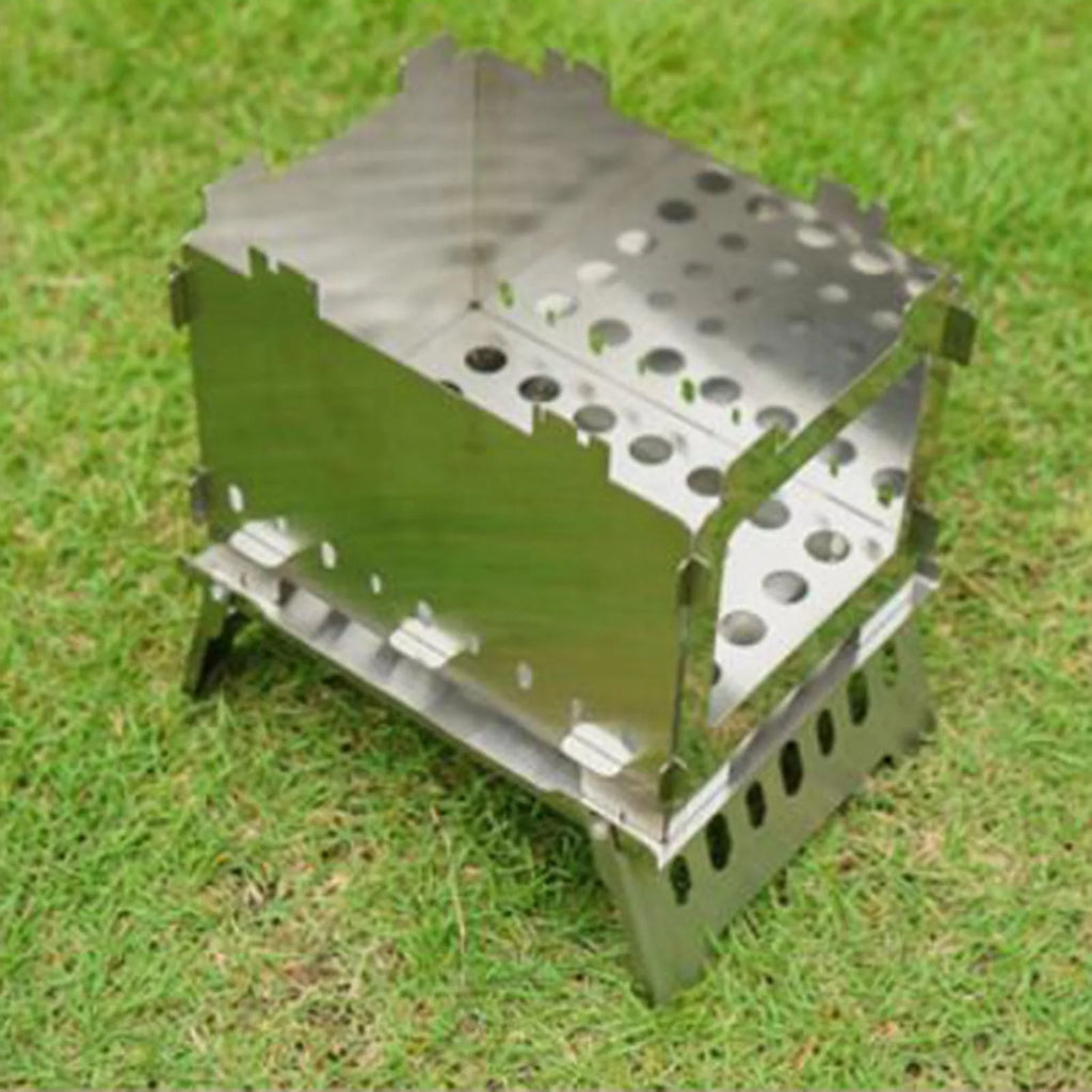 Stainless Steel Portable Folding Barbecue with Bag S978973