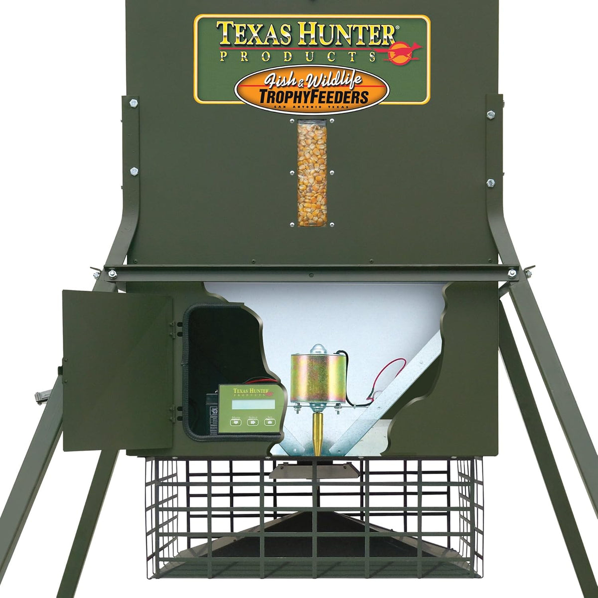 300 lb. Corn Capacity Wildlife Feeder with Stand N137970