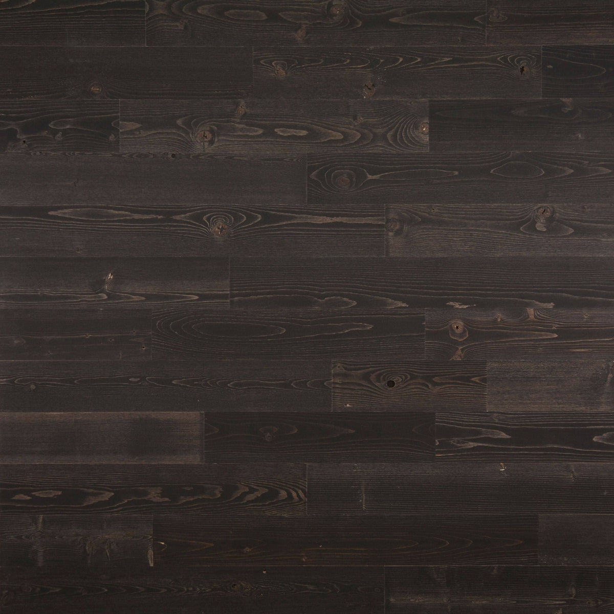 Peel and Stick Reclaimed Black Ice Wood Planks D161722