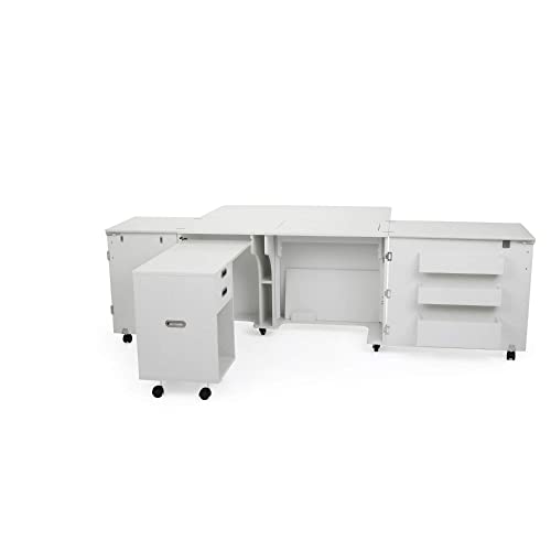 Ash White Sewing Cabinet F888316