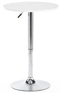White Height Adjustable Bar Table S467499