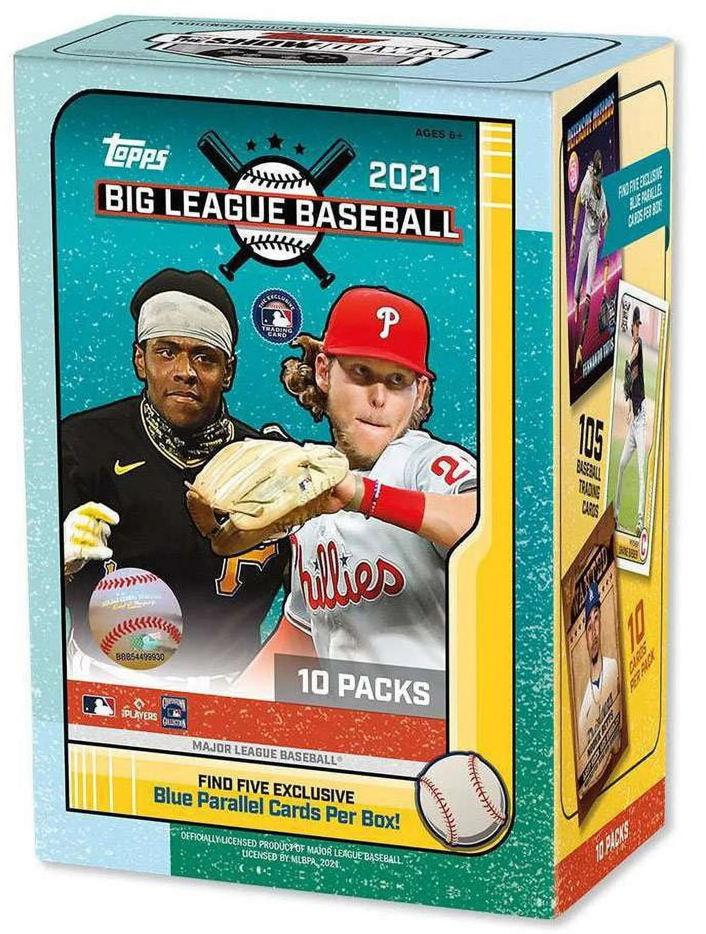 2021 Baseball Trading Card Blaster Box 10 Packs C253124