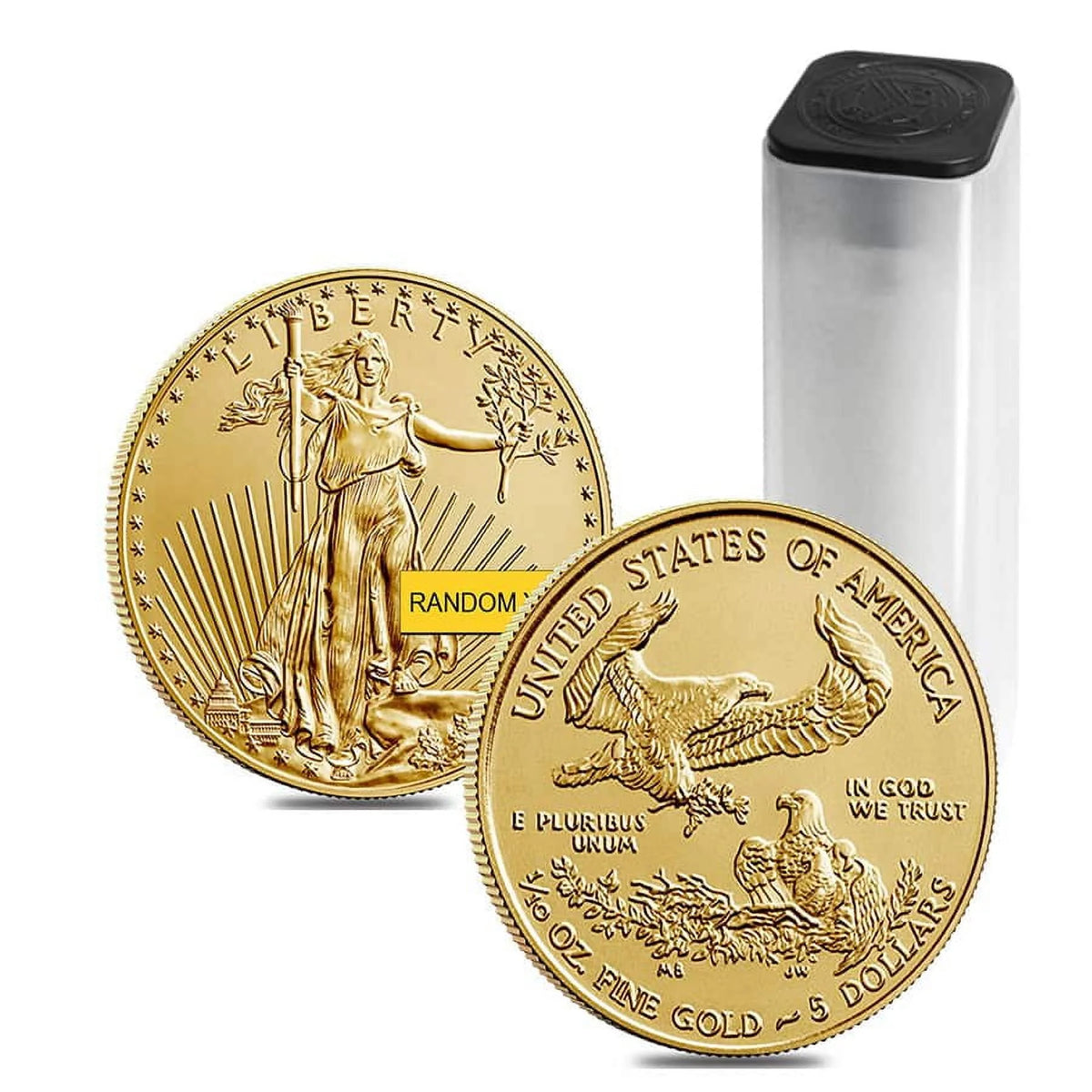 1/10 oz Gold American Eagle $5 Coin E637