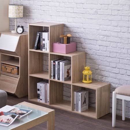 6 Cubes Organizer Storage Shelf Cabinet Bookshelf E155