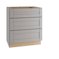 Veiled Gray Shaker Assembled Plywood 30 in. x 34.5 in. x 24 in. Base Drawer Kitchen Cabinet Z924524