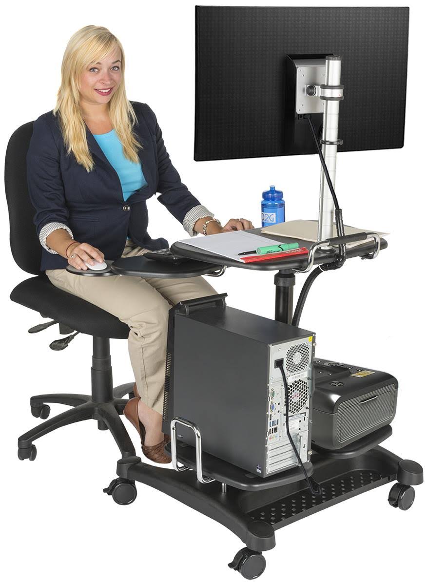 Heavy Duty Mobile LCD/LED AV Cart H95487
