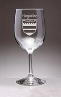 Irish Coat of Arms Wine Glasses Set of 4 T6695