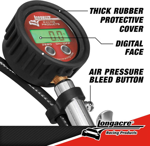 0-60 PSI Digital Tire Gauge with Case R826