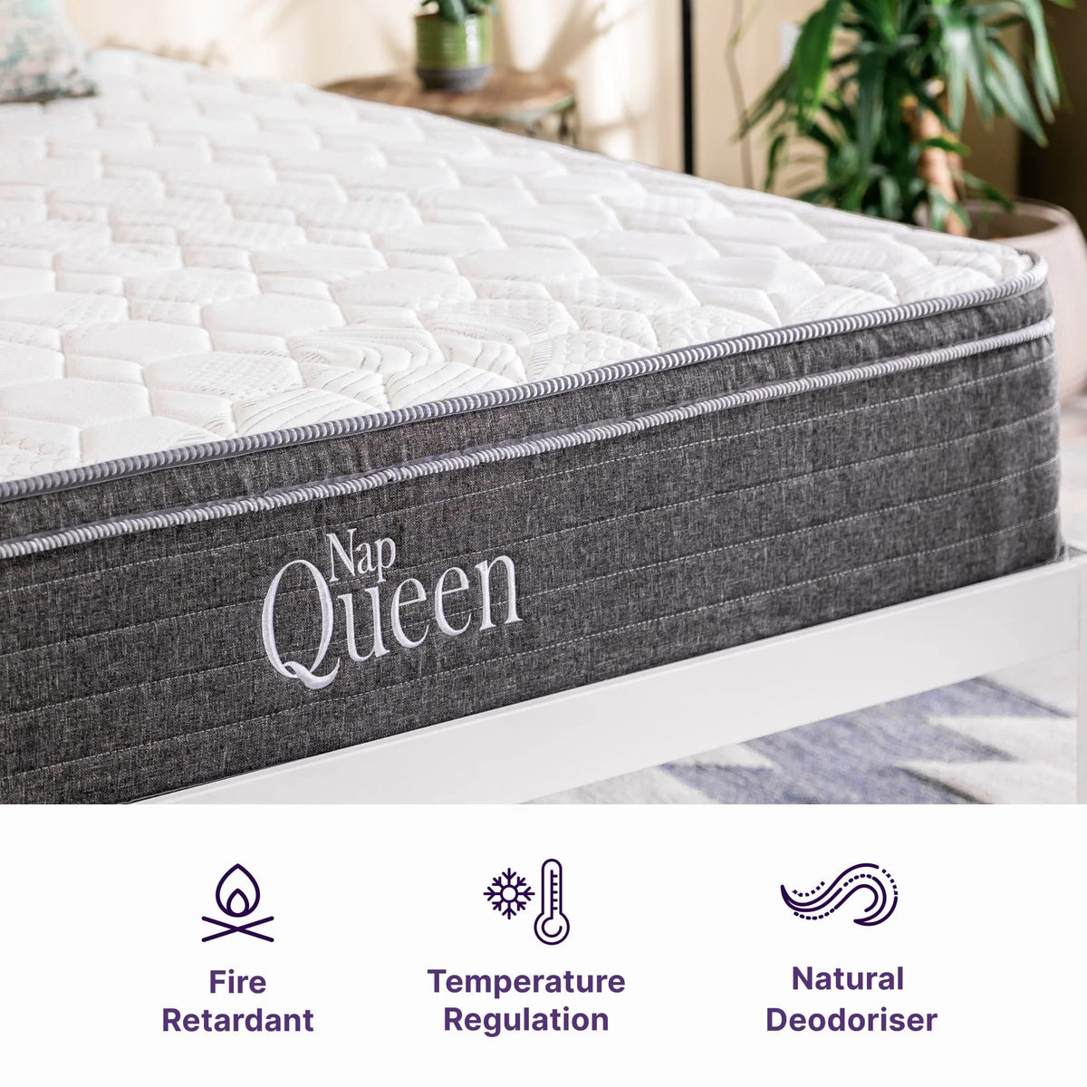 King Size Hybrid Memory Foam Pocket Spring Mattress L844