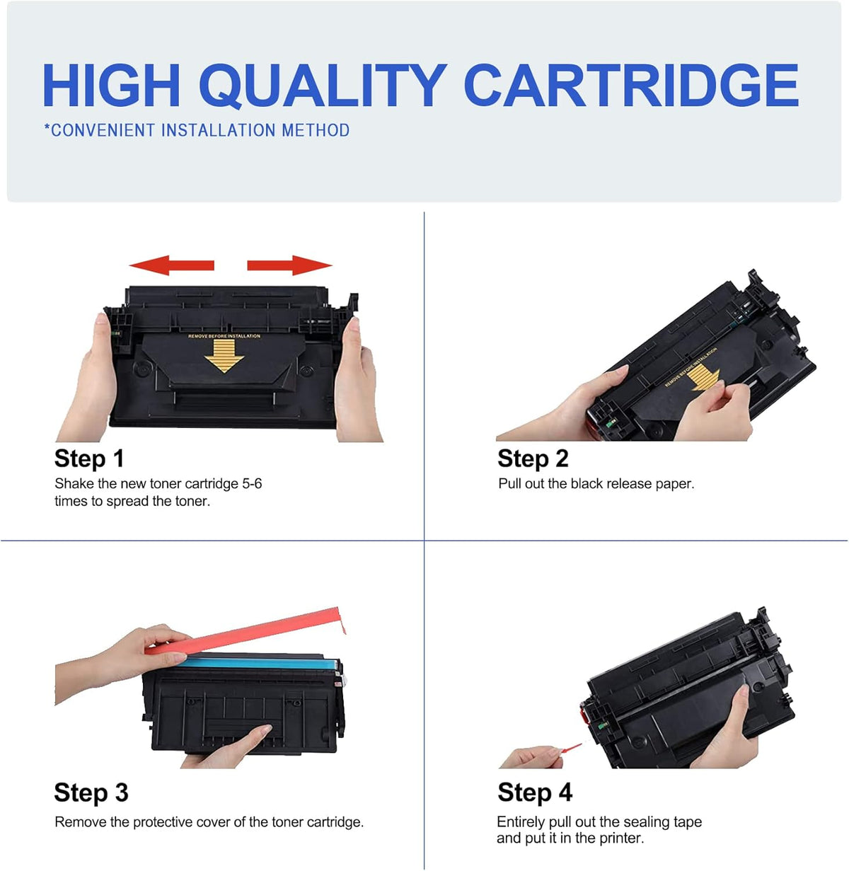 Compatible Toner Cartridges Replacement Black 3-Pack F617464