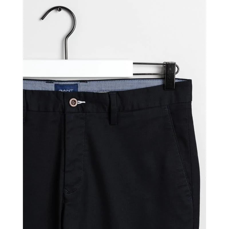 Black Slim Fit Chinos M6505
