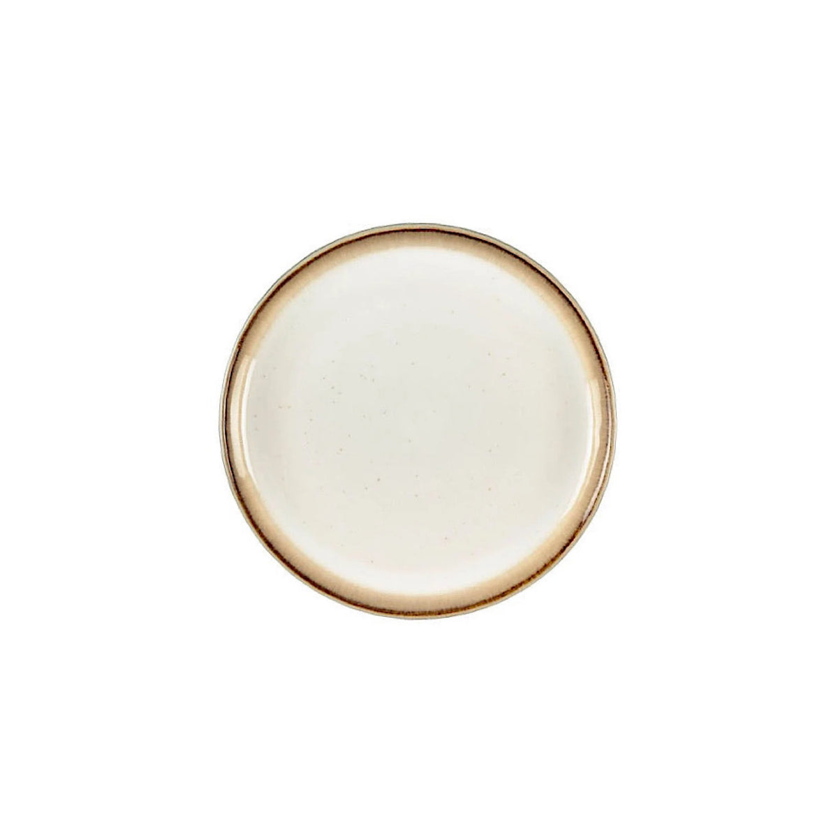 Stoneware Gastro Plate 17cm Grey, Cream P4878