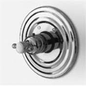 Satin Brass Thermostatic Trim Plate with Handle J564