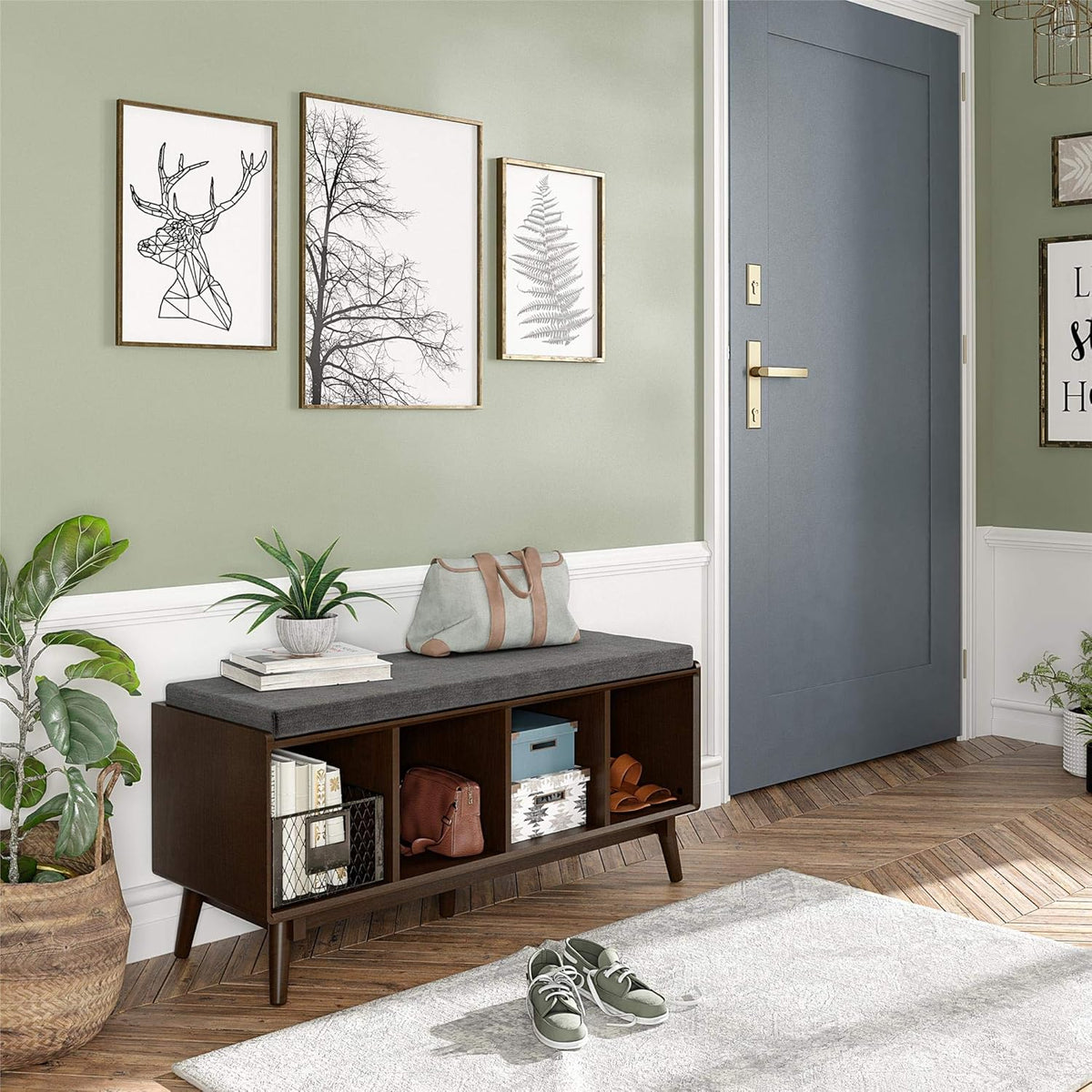 Walnut Bar Cabinet P680
