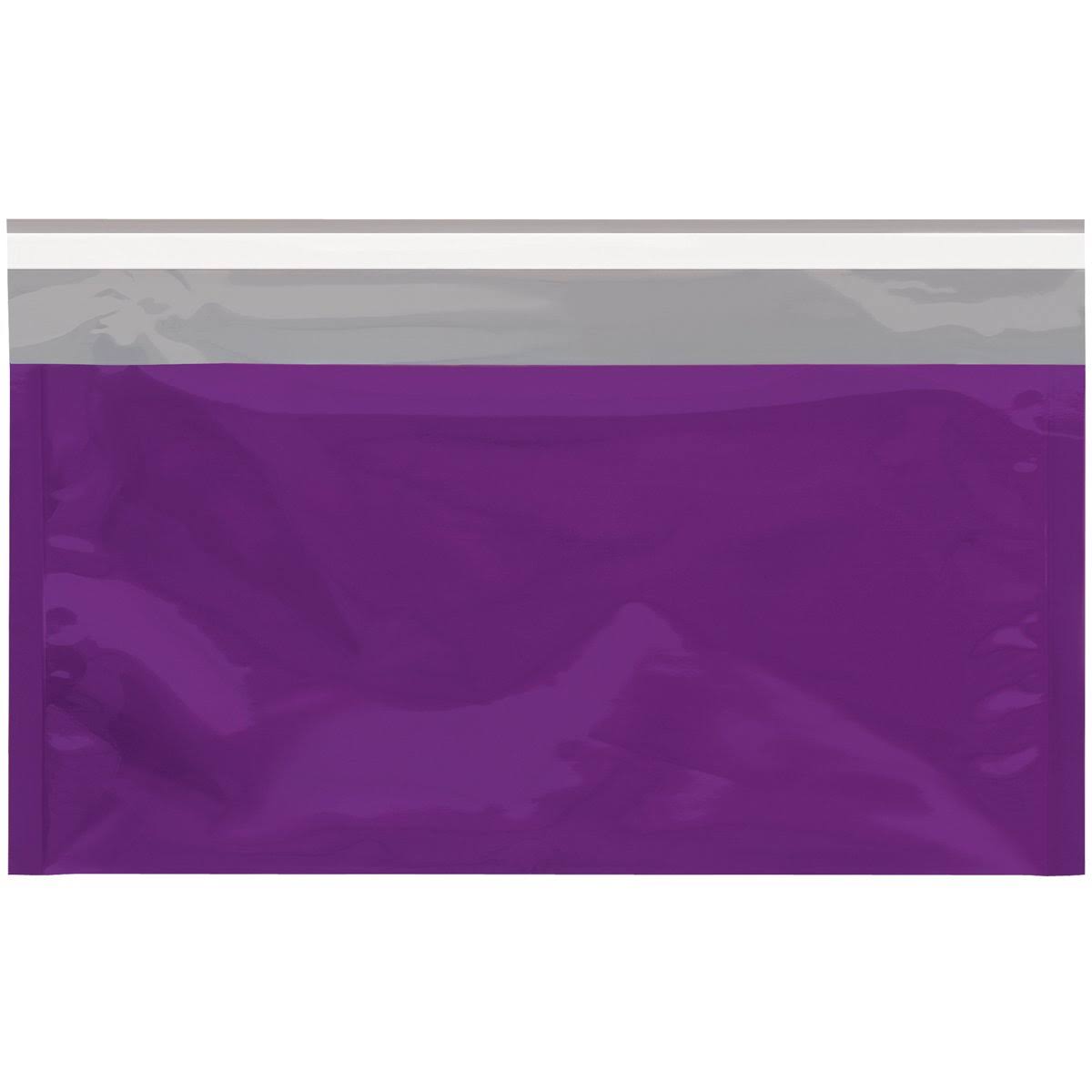 Purple Metallic Glamour Mailers, 250/Case U666