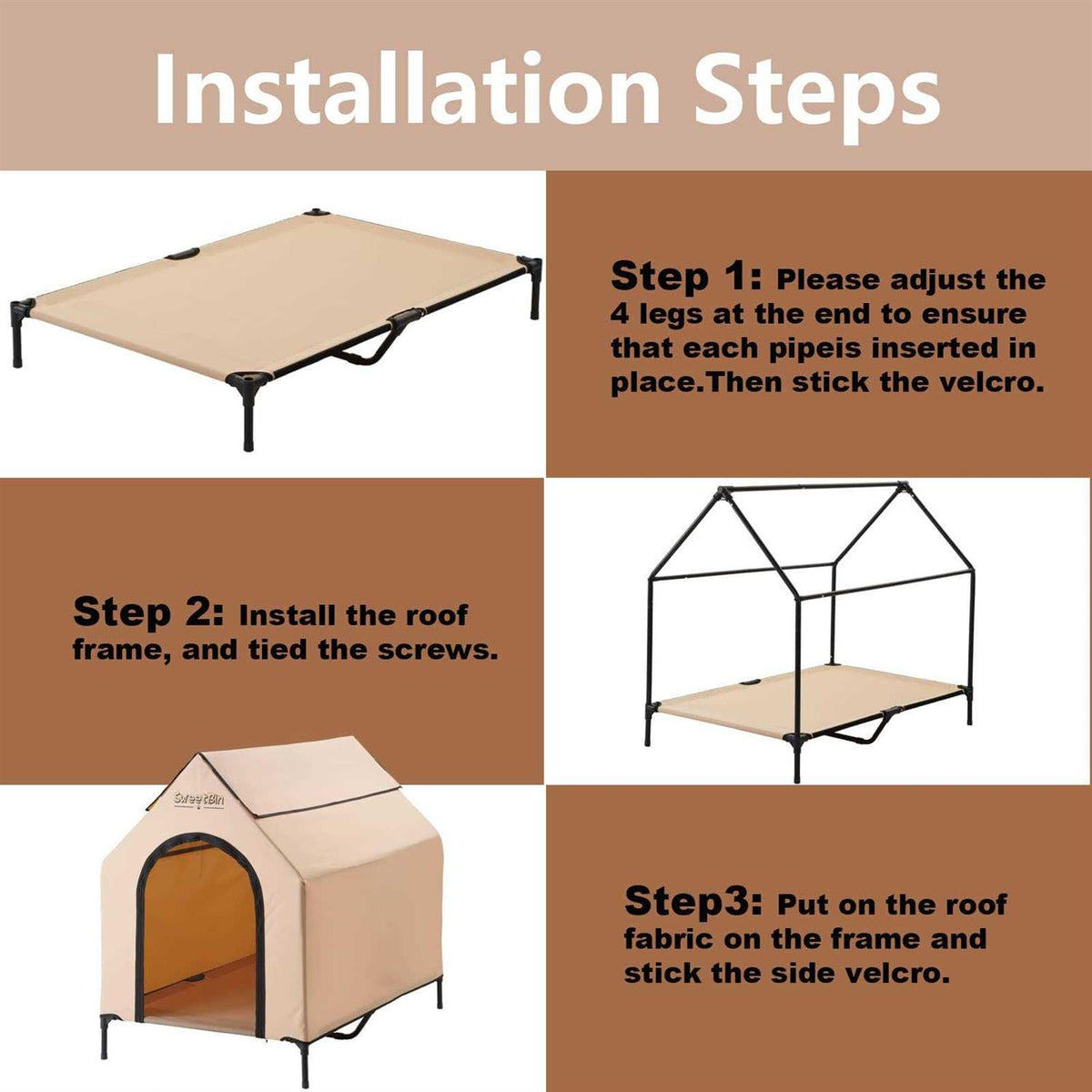 Dog Houses with Waterproof P1341