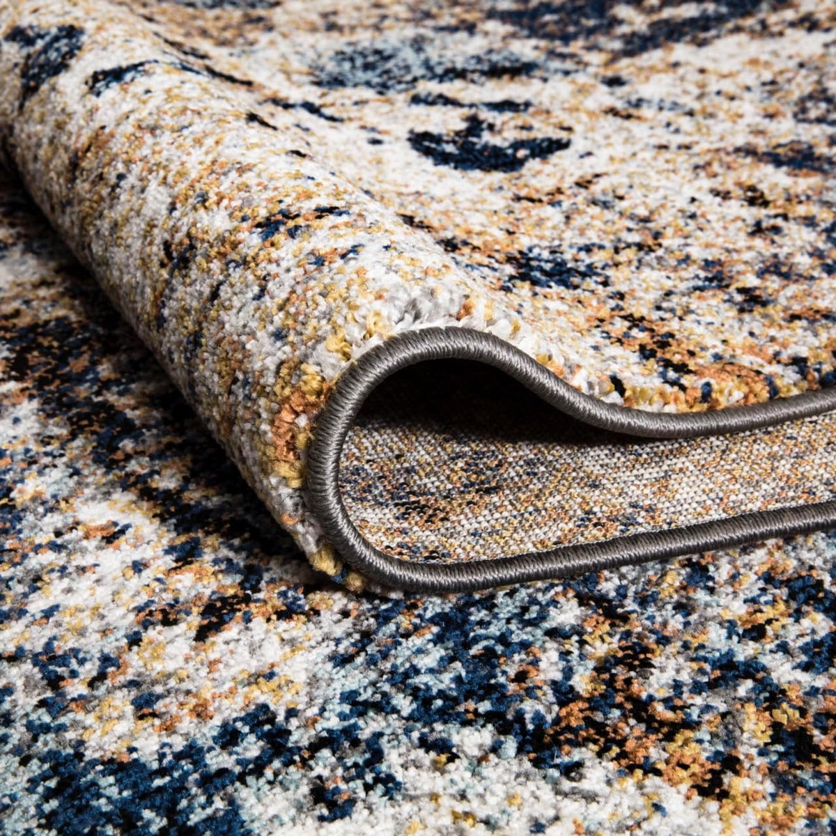 6x9 Non-Shedding Abstract Area Rug E71959