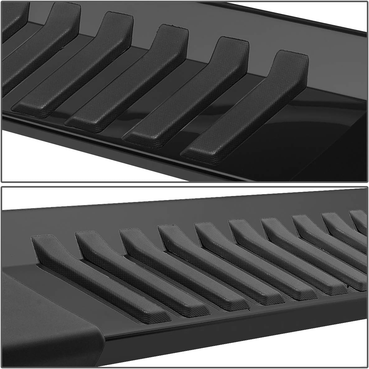Chrome Black Finish Stainless Steel Side Step Nerf Bar Running Boards B86186