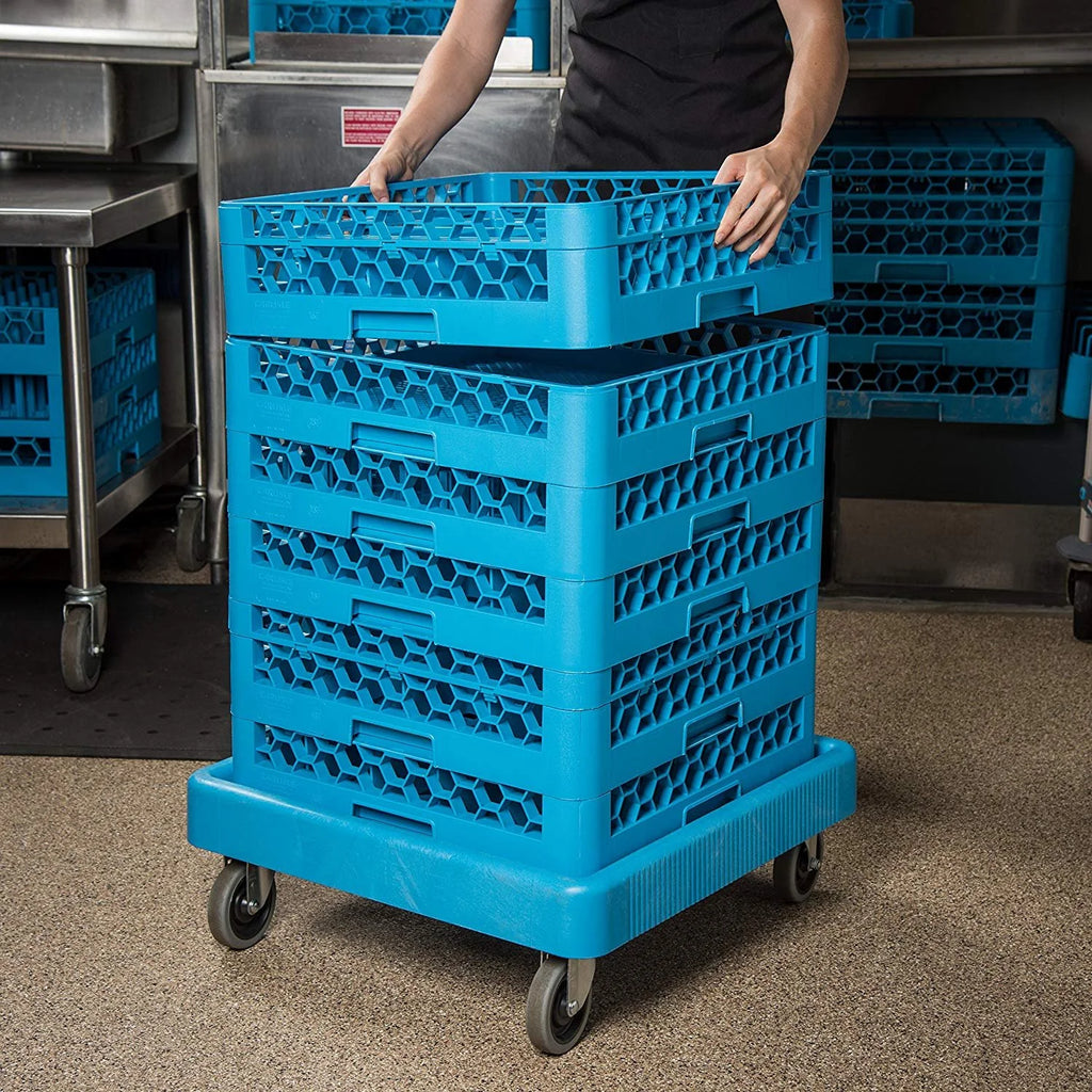 Blue Warewashing Rack Dolly W181513