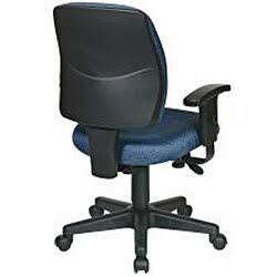 Blue Task Chair with 2-Way Adjustable Arms F726700