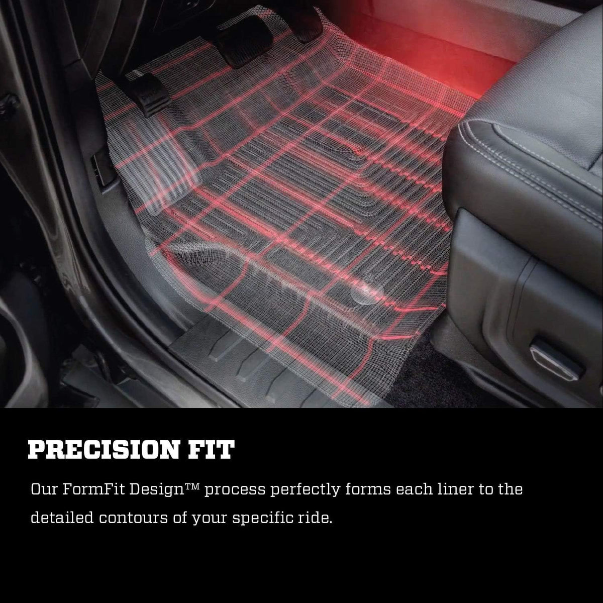 Black Front & 2nd Seat Floor Liners 3 Pcs F940744