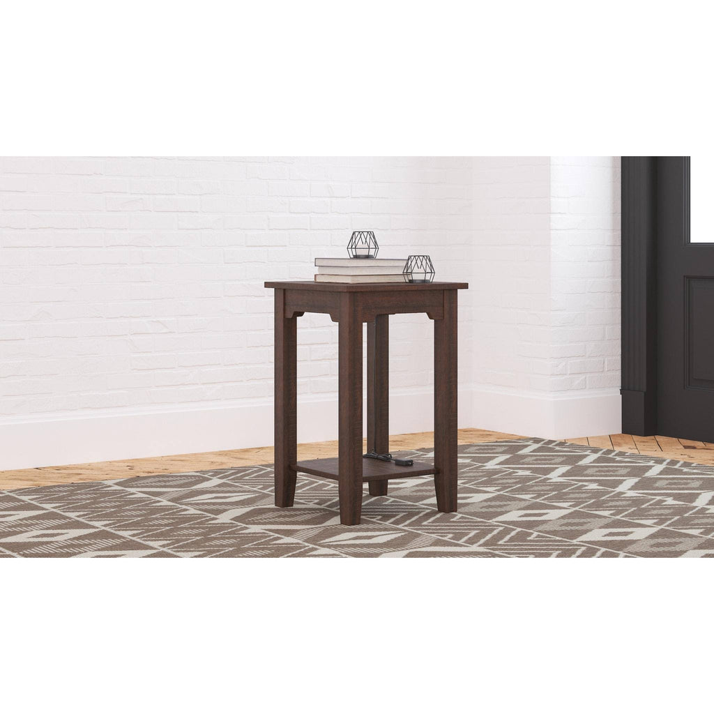 Warm Brown End Table W548