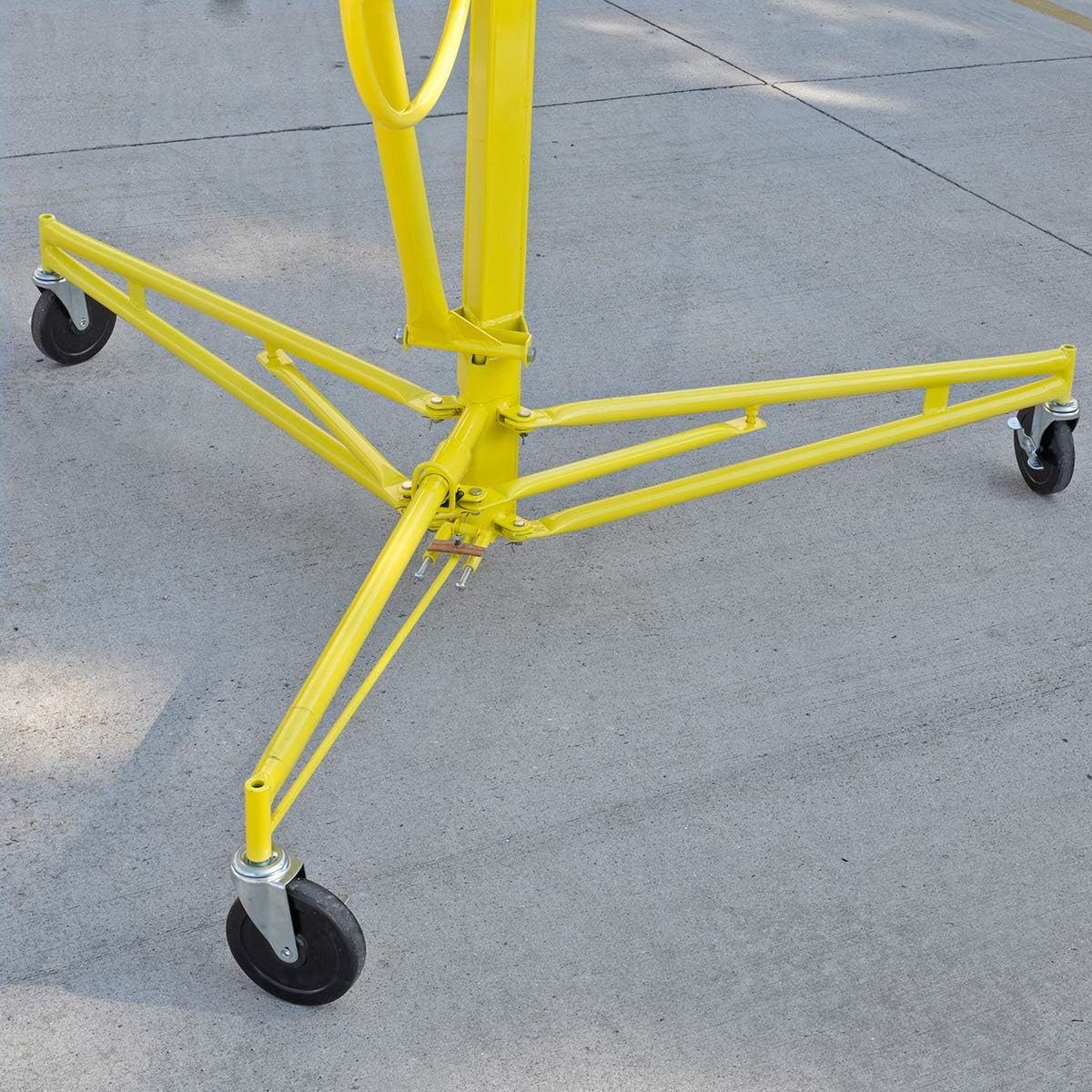 16 ft Drywall Rolling Lift Panel Hoist Jack with Caster Wheel F42741