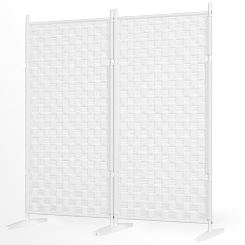 White Folding Room Divider W119