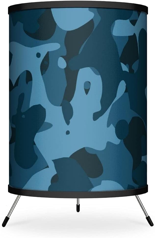 Black Race Car Printed Tripod Table Lamp R2312