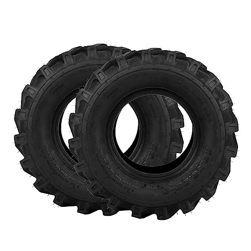 Set of 2 Lawn Mower Tires 24x12.00-12 6PR Turf Tire Tubeless Y687