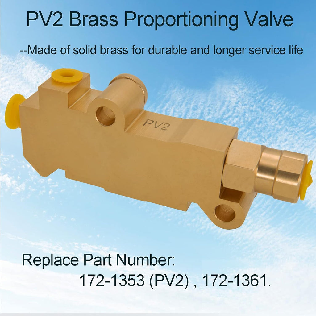 Brass Disc Front Drum Rear Brake Proportioning Valve Pack of 2 J739481